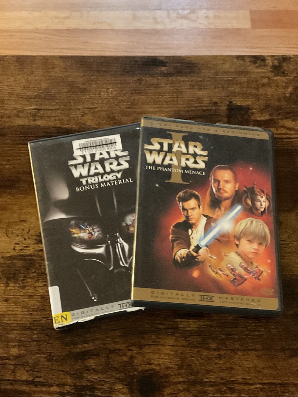 Star Wars DVDs 📀 Trilogy bonus material & The Phantom Menace